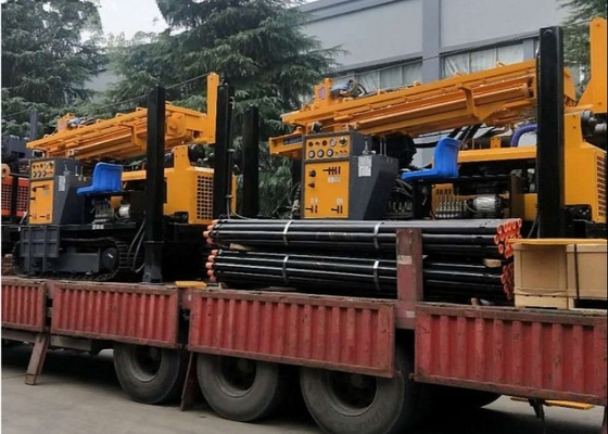 350 Meter-Tiefen-Raupen-Wasser-Brunnenbohrung Rig Diesel Mobile