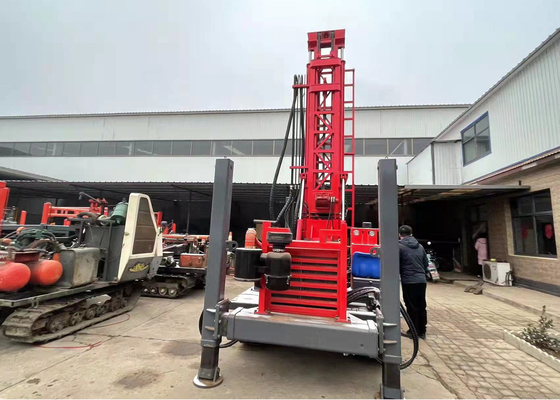 200m tiefes Bohrloch, das Rig Pneumatic Tractor Mounted Dth bohrt