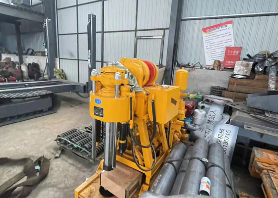 Bergbau-Bewässerung 200 M Engineering Drilling Rig With Crawler Chassis In