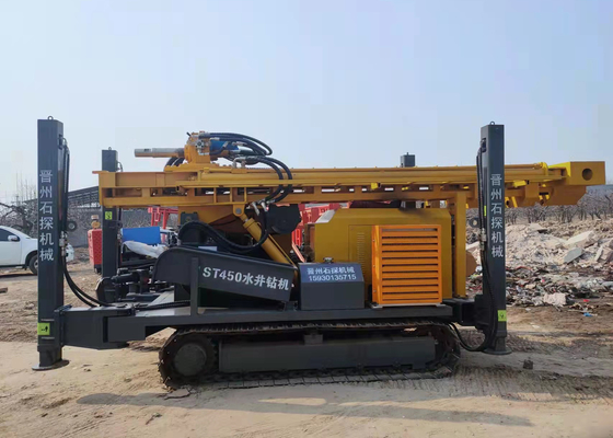 Wasser-Brunnenbohrung Rig Mining Pneumatic Dth des Raupen-Bohrloch-380V