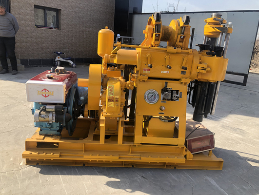 100 Meter Explorationsbohrmaschine mit Dieselmotor BW 160 Schlammpumpe Videounterstützung