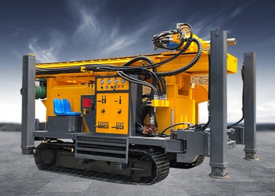 92 kW Yuchai Dieselmotor Pneumatisches Bohrgerät für Tiefwasserbohrloch 350 Meter