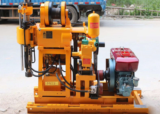 22 HP hydraulisches, tragbares Bohrgerät mit 180 Metern Tiefe