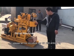 Geologische GK-200 Ölplattform, Raupen-Art hydraulische Wasser-Brunnenbohrungs-Anlage