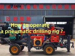 Selbstfahrende/Frachtanhänger-Wasserbohranlage mit großem Kraftkopf