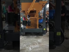 260 m Bodenwärmepumpe / pneumatisches Wasserbohrgerät mit Rädern