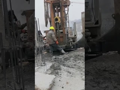 Crawler-Typ Wasserbrunnen-Bohrgerät 400 Meter pneumatisch