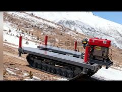 Gummikettenfahrwerk für Bauarbeiten, angetrieben von einem Dieselmotor