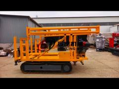 Tiefgang 200 m Bodenprüfbohrmaschine für Bohrlochbohrungen mit 22 PS Dieselmotor