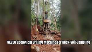 Leichte hydraulische Bohranlage GK200, einfache Bewegung