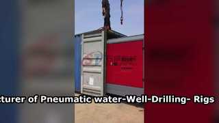 Echte Werksaufnahme, tatsächliche pneumatische Bohranlage, wie im Bild gezeigt