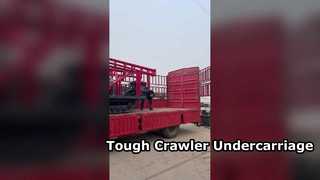 Robustes Raupenfahrwerk aus Gummi